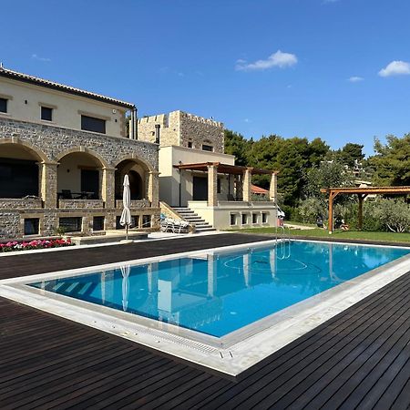 Villa Kalamos / Sea View And Pool Nearby Athens Экстерьер фото