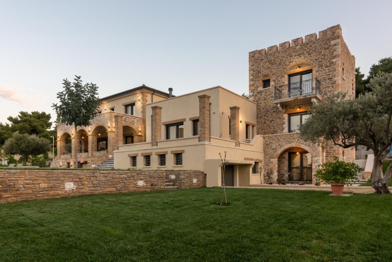 Villa Kalamos / Sea View And Pool Nearby Athens Экстерьер фото