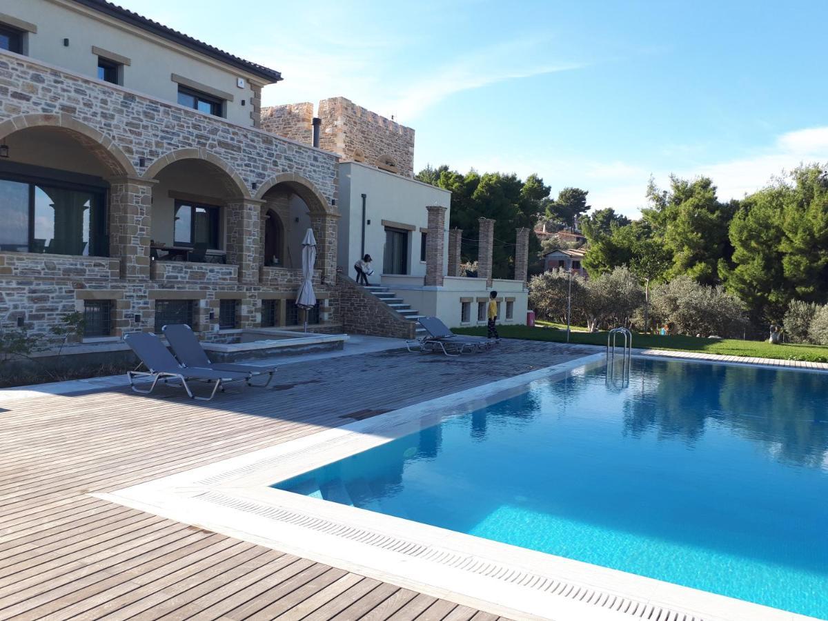 Villa Kalamos / Sea View And Pool Nearby Athens Экстерьер фото