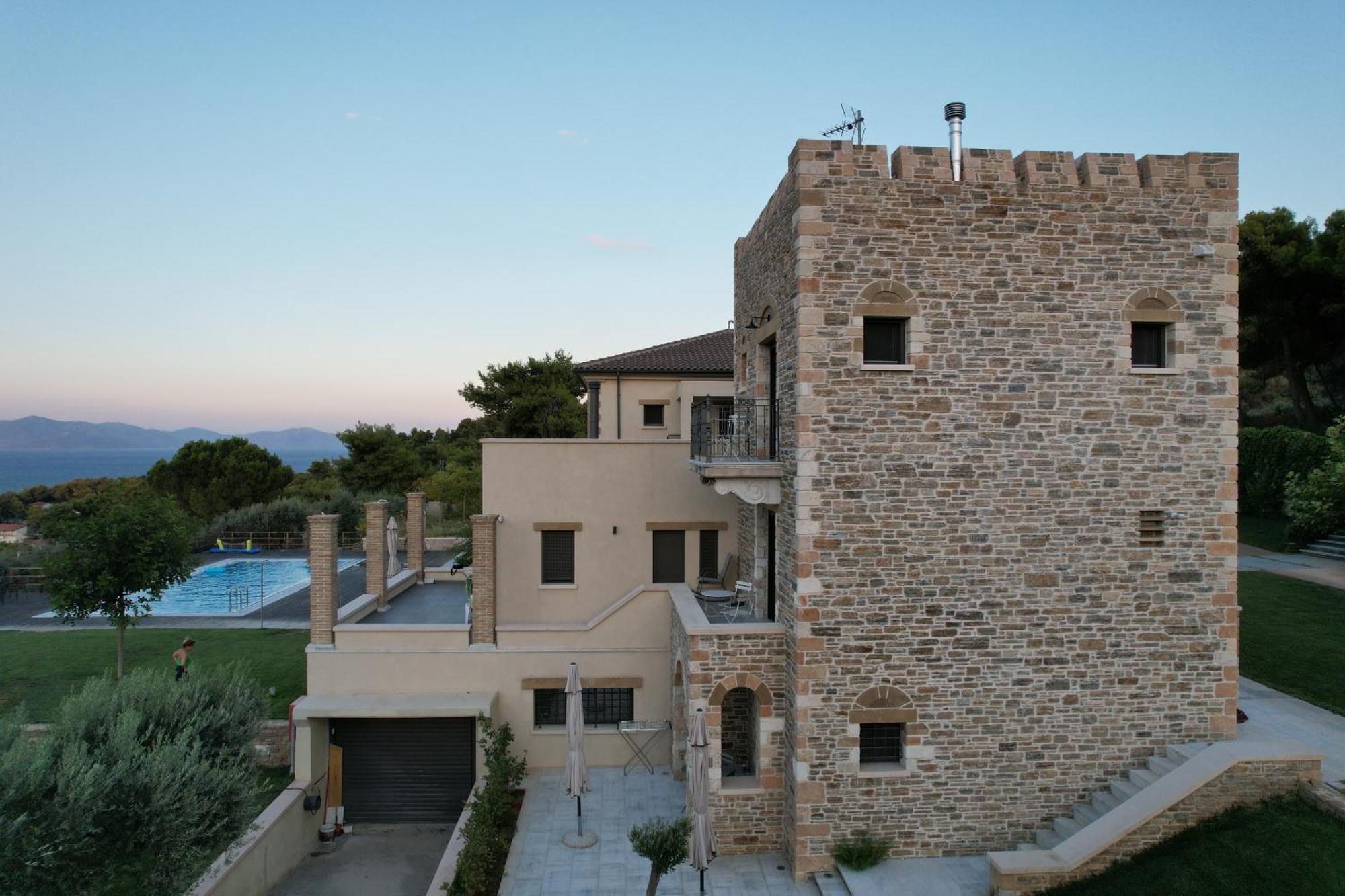 Villa Kalamos / Sea View And Pool Nearby Athens Экстерьер фото