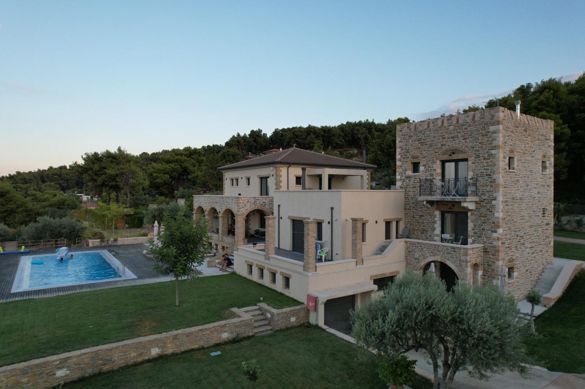 Villa Kalamos / Sea View And Pool Nearby Athens Экстерьер фото