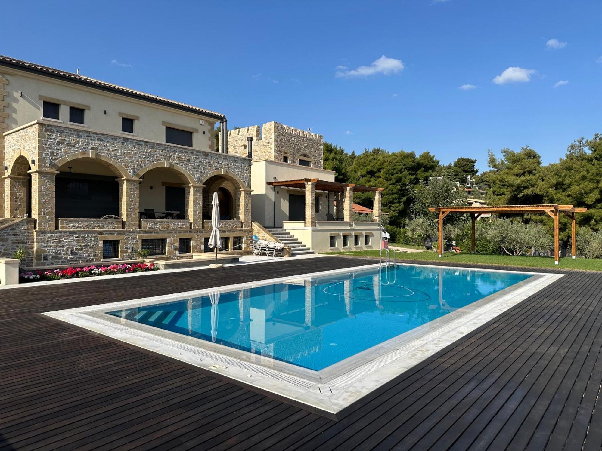 Villa Kalamos / Sea View And Pool Nearby Athens Экстерьер фото